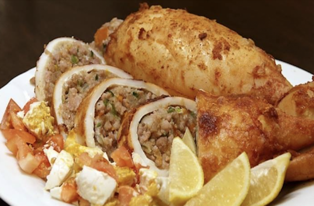 Calamaro incamiciato : ricetta “povera” e genuina. Tutto sta nell’usare bene l’uovo